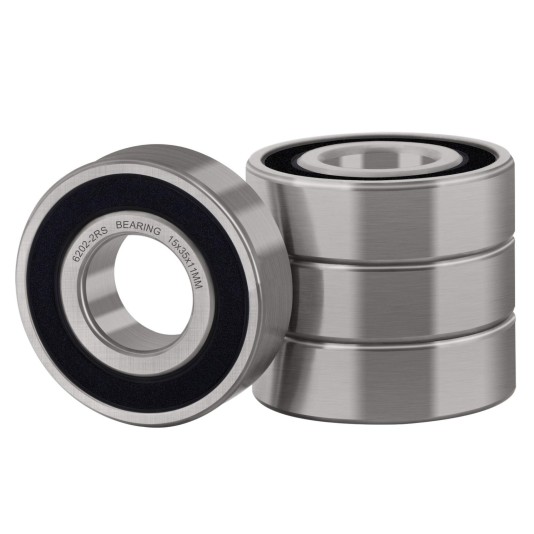 6202 2RS Rubber Seal Deep Groove Ball Bearings