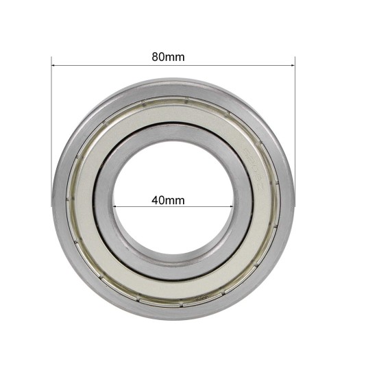 6208-ZZ Shielded Ball Bearings