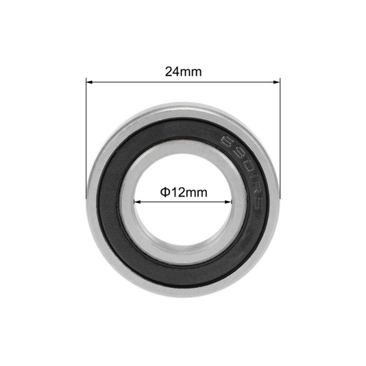 6901 2RS Radial Ball Bearing 12X24X6