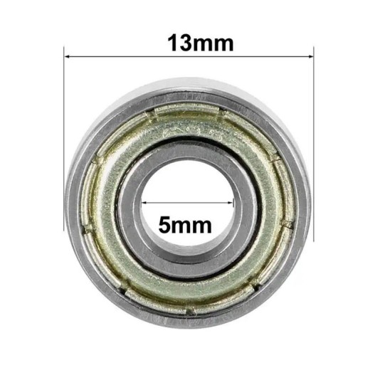 695 ZZ Shielded Miniature Ball Bearing 5x13x4