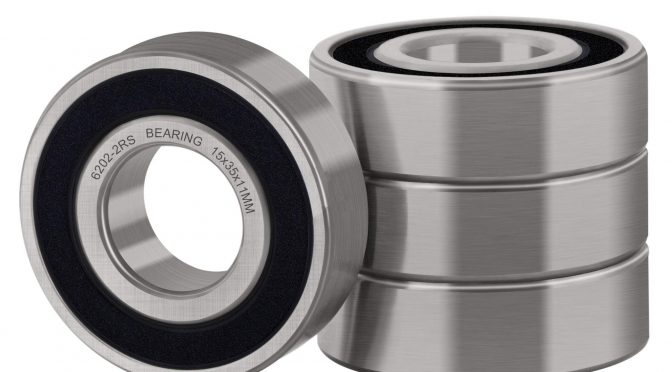 6202 2RS Rubber Seal Deep Groove Ball Bearings