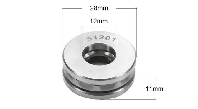 51201 Thrust Ball Bearings Single Direction 28X12X11